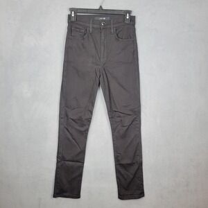 Joe's Jeans Women's 25 Black Denim Cotton Stretch 5-Pockets‎ Skinny Leg Zip Fly